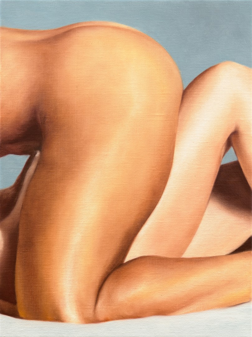 The Couple 6 (the Swan) (2024), 40 x 30 cm, oil on linen